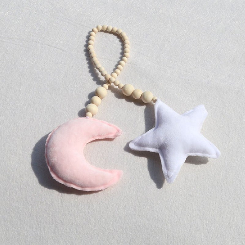 Beads String Hanging DIY Ornament Baby Crib Decor Props for Children (Random Color) - Image 1