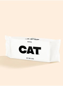 Dog by Dr. Lisa Cat Wipes | Gentle & Effective Cat Grooming Wipes | Safe for Cats’ Skin | Odor Neutralizing & Cleaning Wipes | Ideal for Cat Hygiene & Freshness | All-Natural Formula  - Image 5