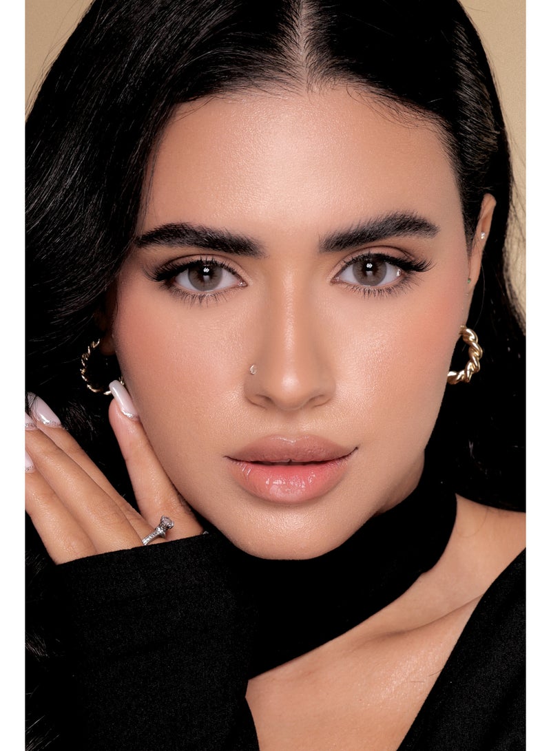 فريش آيز عدسات عيون لاصقة ملونة يومية  للفتيات والسيدات ألوان طبيعية وهادئة توسع العين قطر 14.2 سينامون - Image 3