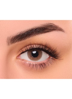 FreshEyes Daily Color Contact Lenses for Girls and Women Natural and Calm Colors Eye Expansion Diameter 14.2 Cinnimon  - Image 1