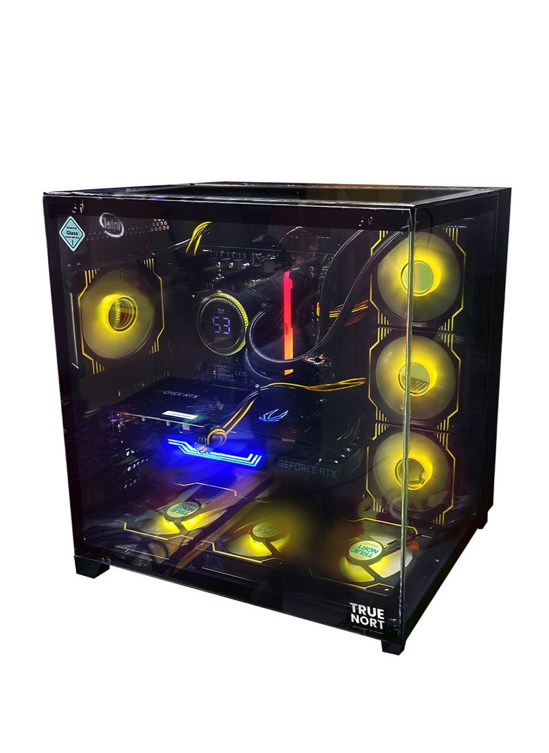 Truenort - Black Mamba  Gaming PC, Intel Core i7-12700F ,RTX 4060 , 16GB RAM, 1TB SSD , Window 11 Pro, TRUENORT RGB Black Case - Image 1