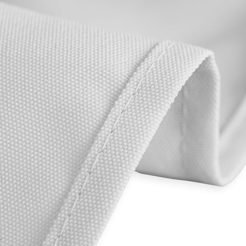 LTC LINENS LinenTablecloth 60 x 126-Inch Rectangular Polyester Tablecloth Silver - Image 2