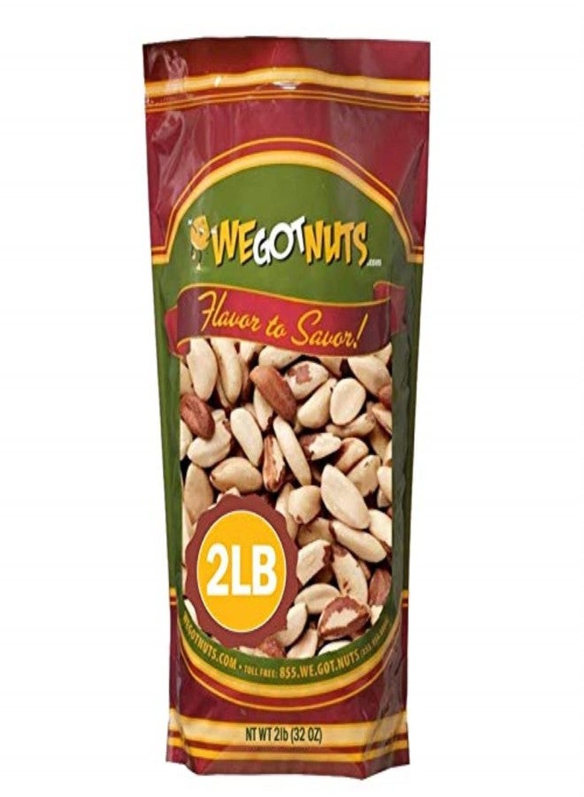 We Got Nuts Brazil Nuts - 2 Pounds, Shelled, Raw, Natural, No Preservatives Added, NO PPO, 100 Percent Natural We Got Nuts - Image 1
