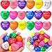 Jerify 100 Pcs Heart Stress Balls Foam Motivational Stress Balls Bulk Anxiety Relief Toys for Kids Adults Party Favors Valentines Day School Classroom Exchange Gifts - Image 2