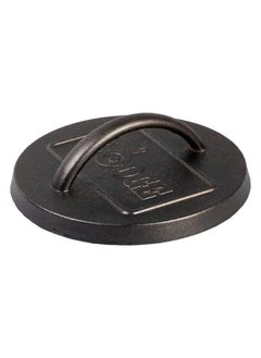 LODGE Lodge L6BP 6.25 Inch Seasoned Cast Iron Burger Press, Black  - Image 1