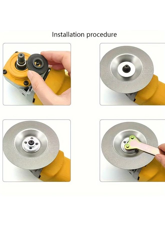 400 Grit Fine Industrial Steel Grinding Wheel For Sharpening Knives And Tools Bench Grinder - Image 4