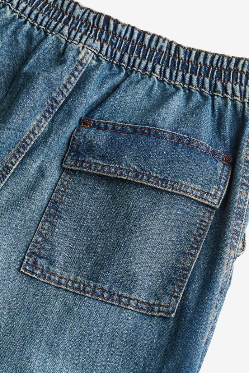 H&M Denim parachute trousers