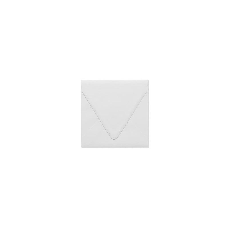 LUXPaper Square Contour Flap Invitation Envelopes | 6 1/2" x 6 1/2" | White | 100% Recycled | 80lb. Text | 50 Qty - Image 3