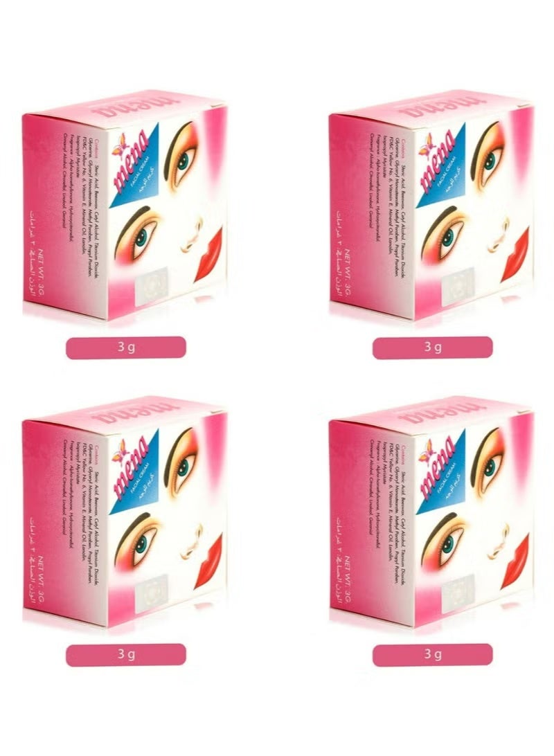 Mena Facial Cream 3 g 4 PCS