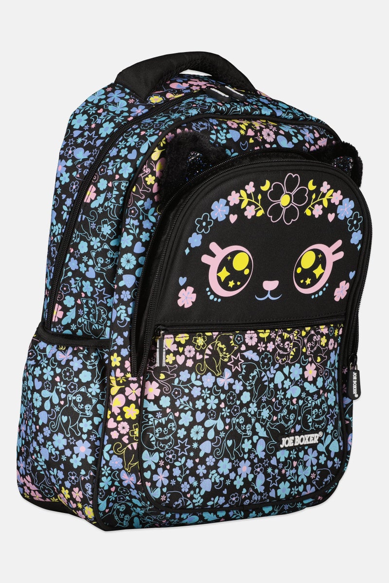 Joe Boxer Kids Girl Graphic Print Backpack, Multicolor - Image 3