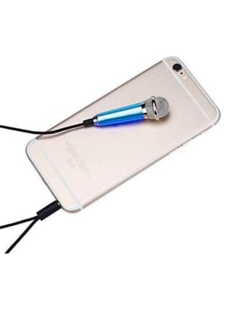 Generic - 1pcs Mini Microphone Portable Tiny ASMR Microphone for iPhone/Android/Laptop Omni Directional Vocal Mic for Karaoke Singing Recording Chatting YouTube TikTok Live Broadcas - Image 1