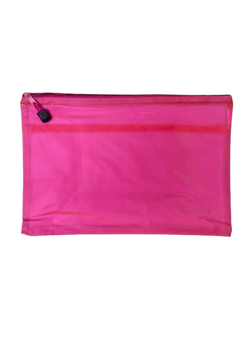 Libra Zipper Bag Fluoro B4 Pink - Image 2