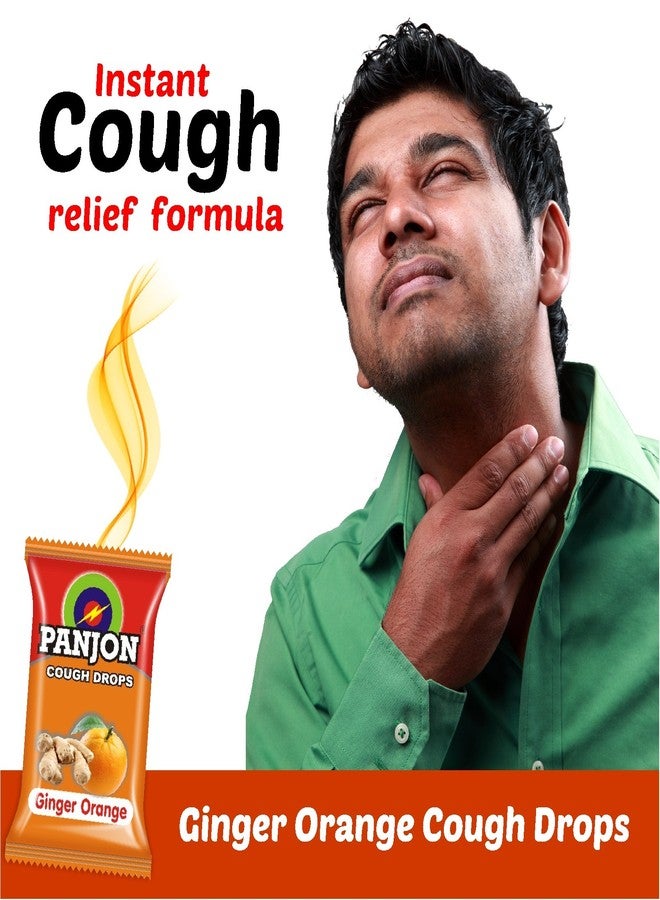 Swad Panjon Cough Drops Mixed Candies Jar, Ginger Orange, Clove Tulsi, Mint and Honey Lemon, 200 Candies - Image 4