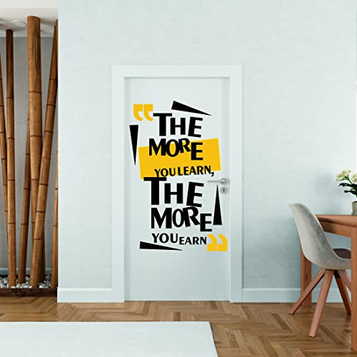 Techgifti Door Wall Stickers for Living Room, Bedroom, Office Wall Sticker ( Multicolor, Covering Size - 65 Cm X 110 Cm ), Polyvinyl Chloride - Image 1