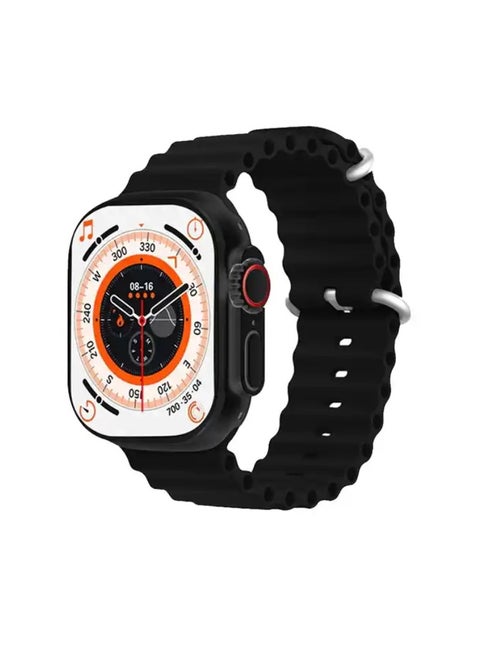 T800 Ultra Smart Watch For Unisex Fitness Activity, Heart Rate, Step Counter & Trackers Waterproof Watch 1.99 infinite Display Bluetooth Compatible with Android & iOS Smart Watch 49mm Series Black