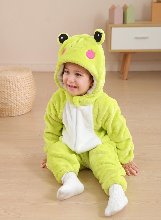 CuteOn Toddler Halloween Costume Onesie Cosplay Romper Christmas Infants Baby Costume Frog 3-4 Years - Image 2