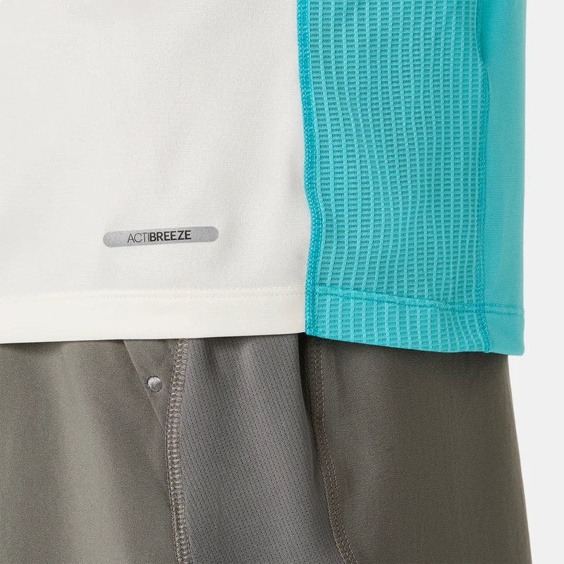 Asics Blue Men's Road Fade Running Top for Men | Best Price UAE
