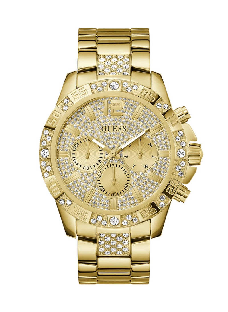 GUESS Majestic Men’s Chronograph Gold Stainless Steel Watch GW0796G2  - Image 1