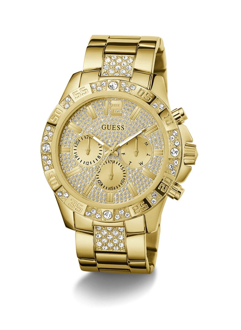 GUESS Majestic Men’s Chronograph Gold Stainless Steel Watch GW0796G2  - Image 5