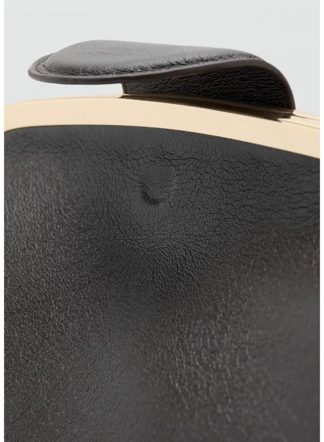 Mango  Large Clutch With Metallic Details for Women | Best Price UAE