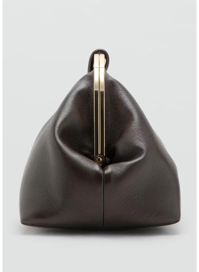 Mango  Large Clutch With Metallic Details for Women | Best Price UAE