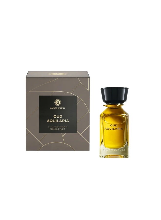 عمان الفاخرة عطر عمان الفاخر عود اكويلاريا او دي بارفان 100 مل للجنسين - Image 1