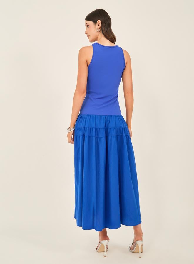 Styli Blue Tiered Dress  - Image 5