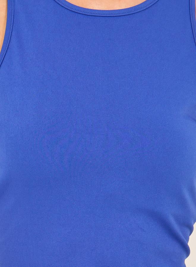 Styli Blue Tiered Dress  - Image 4