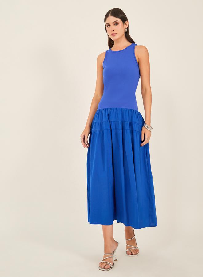 Styli Blue Tiered Dress  - Image 2