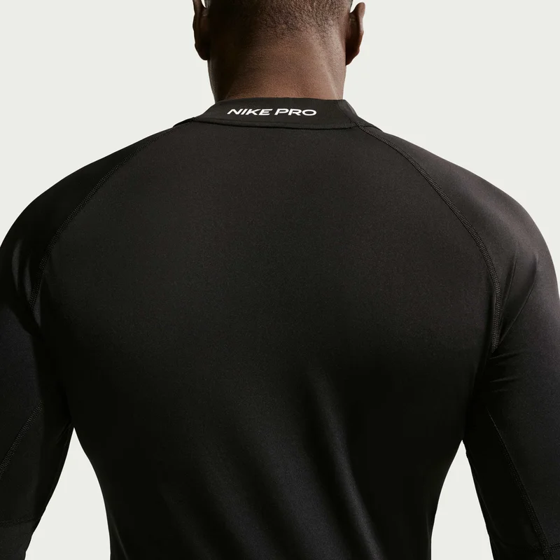 Nike Black Men's Pro Dri-FIT Fitness Mock-Neck Top for Men | Best Price UAE