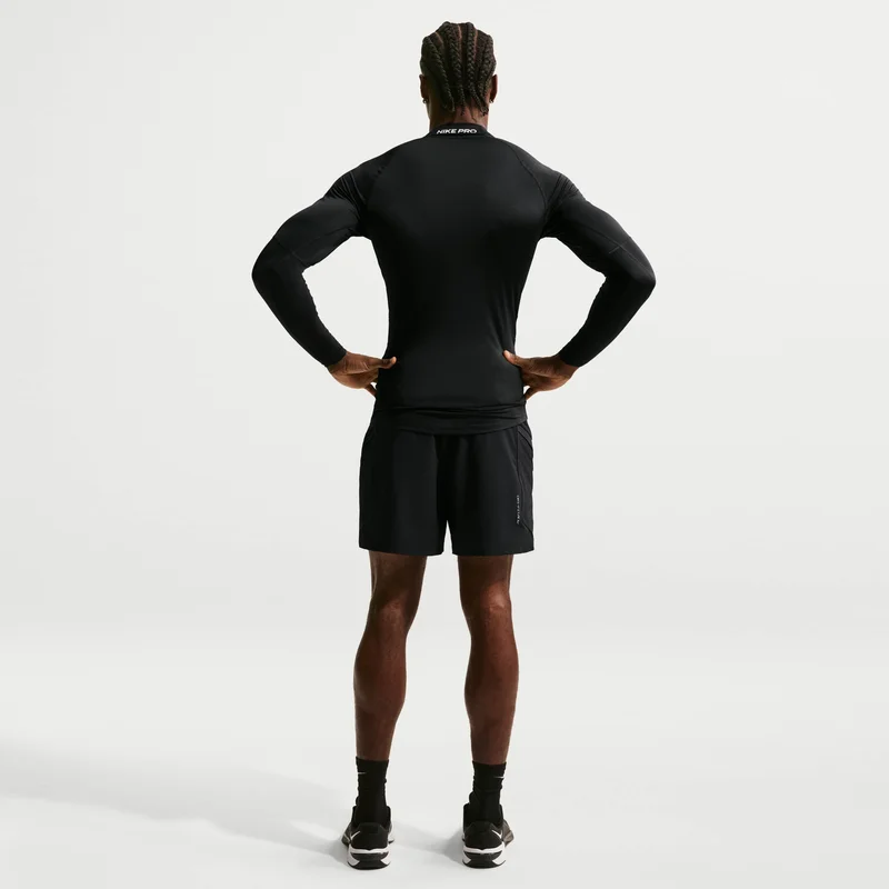 Nike Black Men's Pro Dri-FIT Fitness Mock-Neck Top for Men | Best Price UAE