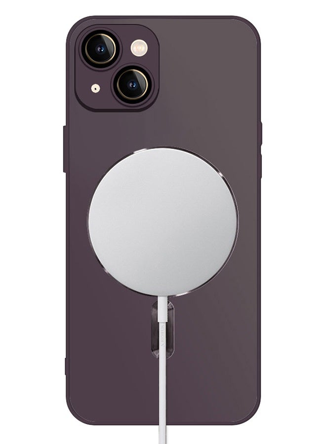 CATANES iphone 14 Case and Cover With MagSafe Built-in High-Grade TPU Material Purple - Image 2