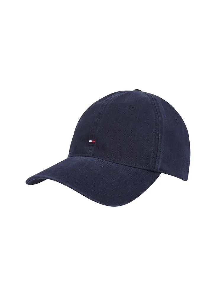 تومي هيلفيغر Logo Detailed Curved Peak Caps