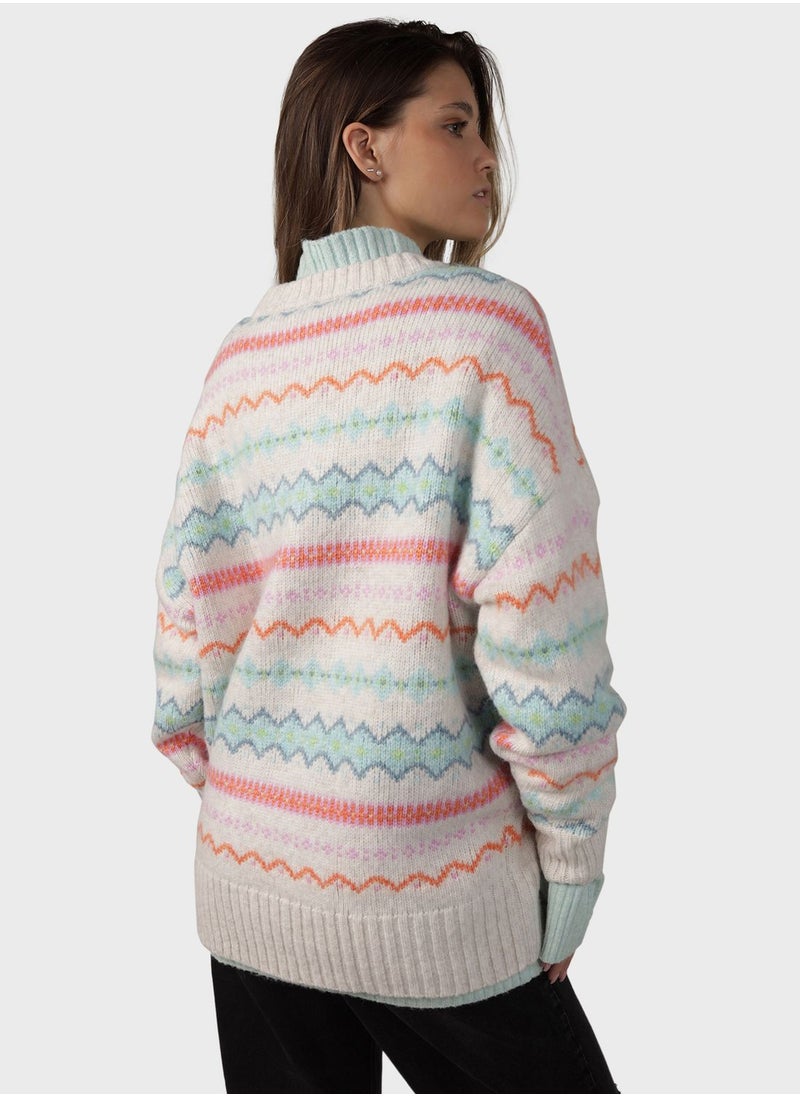 American Eagle - Crew Neck Knitted Sweater - Image 1