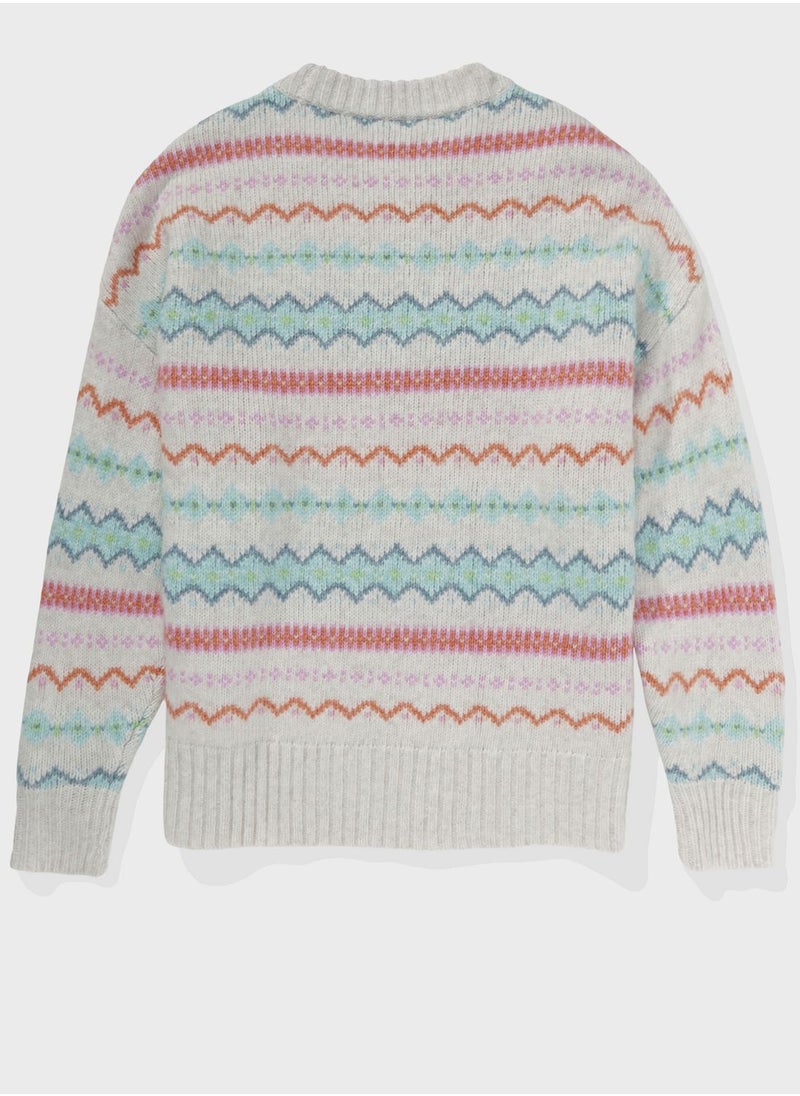 American Eagle - Crew Neck Knitted Sweater - Image 1