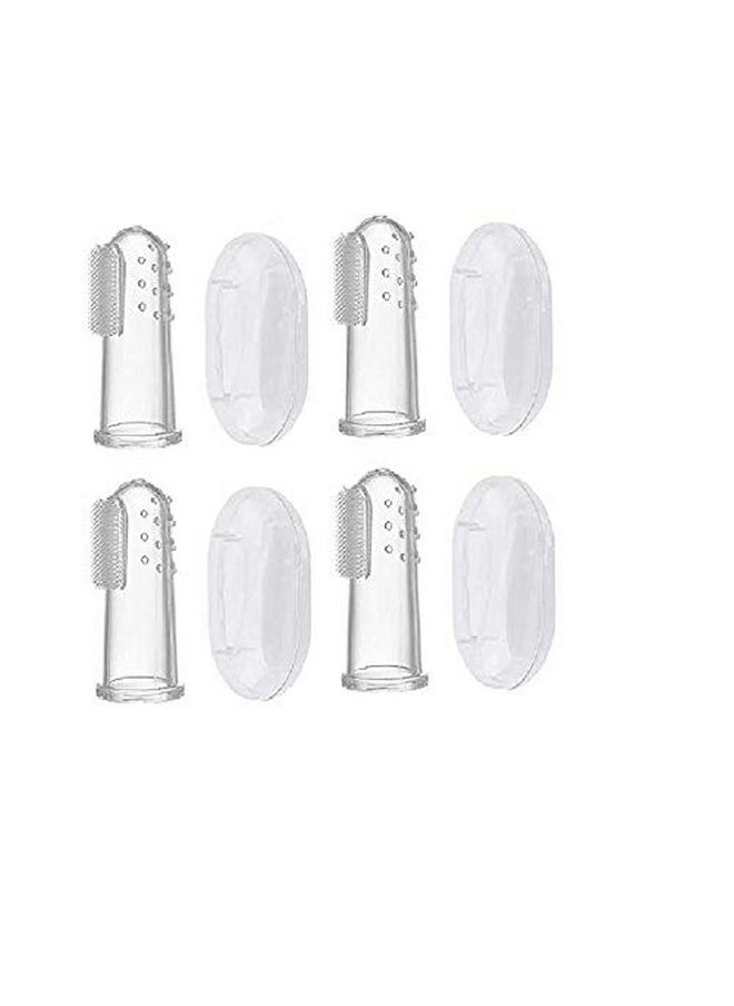 Baby Silicon Finger Toothbrush (3 Month To 3 Year) With Storage Case Extra Soft Toothbrush (Pack Of 4) - pzsku/Z65A64D5E77E08A88C565Z/45/_/1692272889/6b7b2a04-12d9-4629-94e5-00c3109a4fed