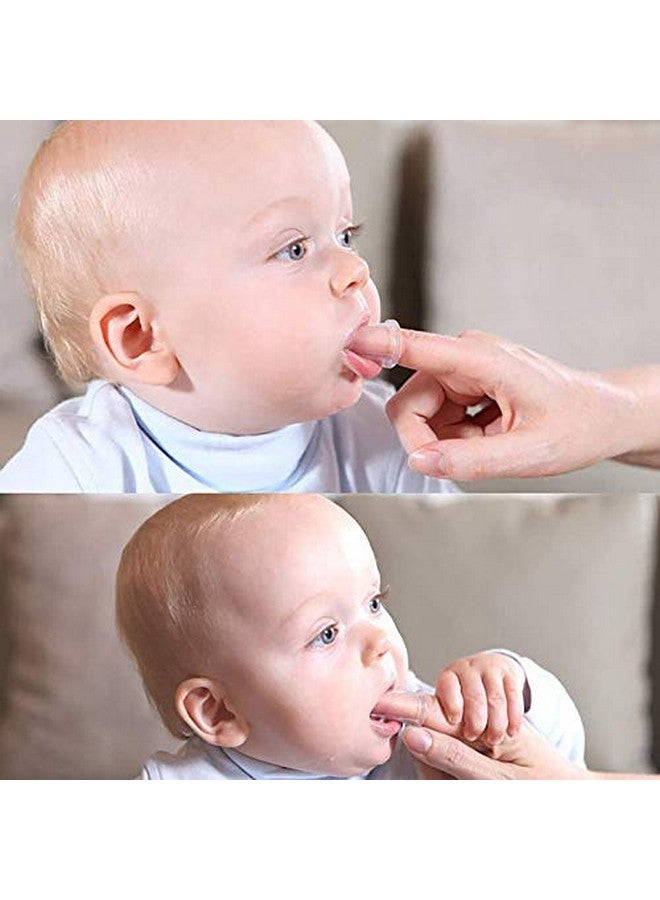 Ural فرشاة أسنان سيليكون للأطفال (من 3 أشهر إلى 3 سنوات) مع علبة تخزين فرشاة أسنان ناعمة إضافية (عبوة من 4) - Image 5