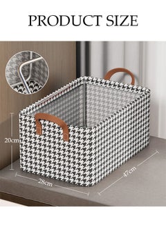 DUNISO 3pcs Wardrobe Clothes Organizer Foldable Closet Storage Organizer for Clothes Jeans Washable Closet Storage Boxes with Carrying Handles Cube Storage Bin for Home Bedroom Office  - Image 4