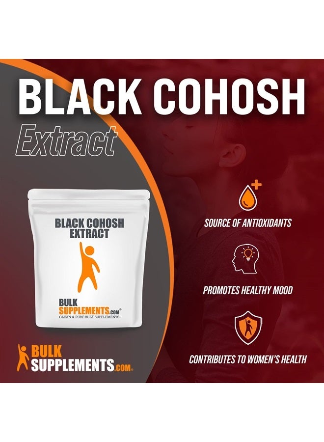 BulkSupplements .com Black Cohosh Extract Powder - Black Cohosh Root Extract - Melanin Supplement - Black Cohosh Herb Supplement - Black Cohosh for Menopause Support (1 Kilogram - 2.2 lbs) - Image 1