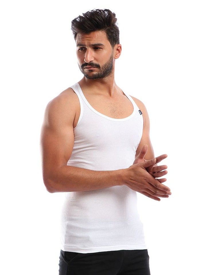 COTTONIL Cottonil  Men Undershirts Derby-White  - Image 2