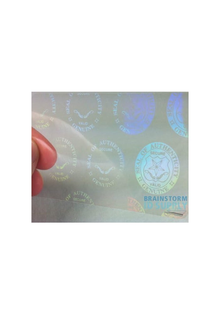 Brainstorm ID Seal and Key Hologram Overlays - 5 Pack for Enhanced Security - Image 4