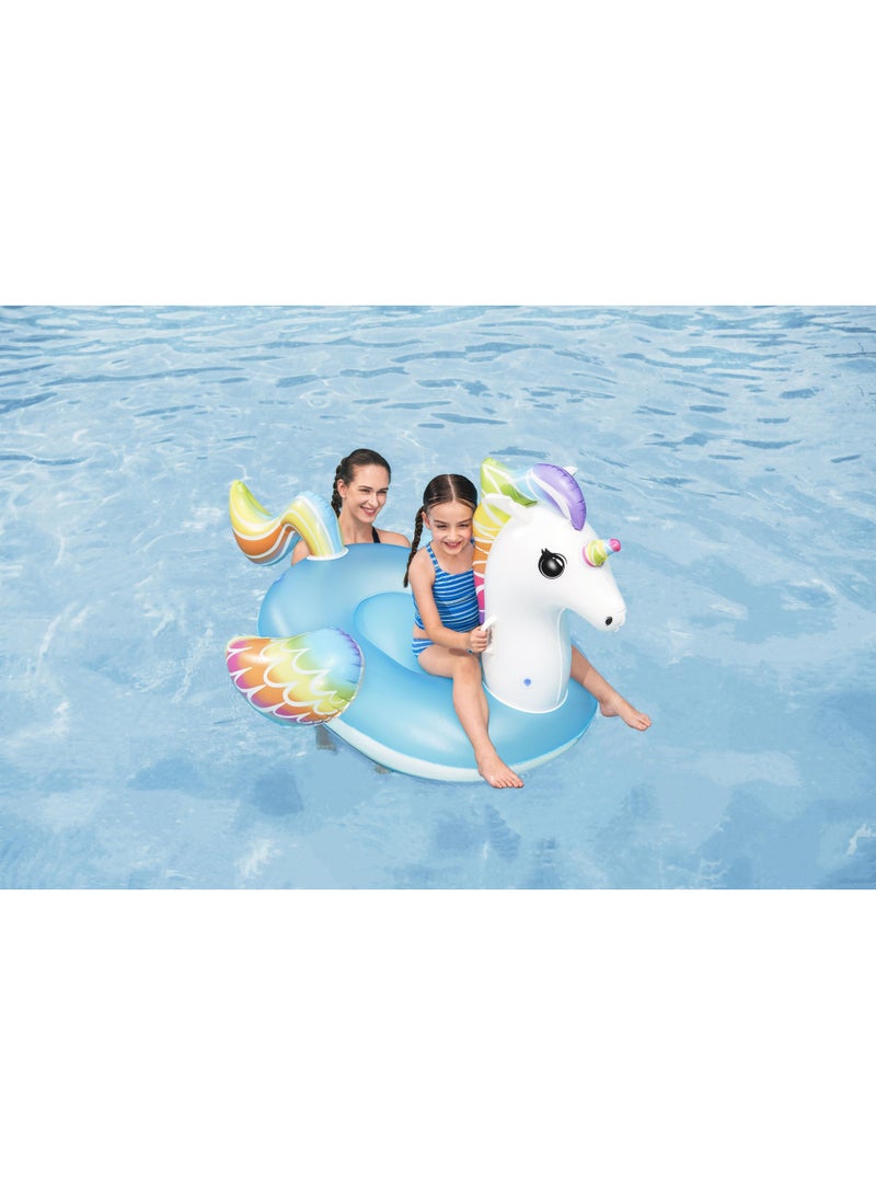 Bestway Rider Fantasy Unicorn Inflatable Ride-on 150x117cm | Pool Float | Summer Water Toy | Kids Ride-on | Pool & Beach Toy - Image 3
