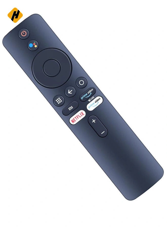BT-MI02 Bluetooth Remote Control for Xiaomi Mi Box 3/4K Android TV – Compatible with Most Xiaomi Smart TVs – Replacement for Xiaomi Mi Voice Remote Control (XMRM-006, XMRM-00A, XMRM-M8) – Black