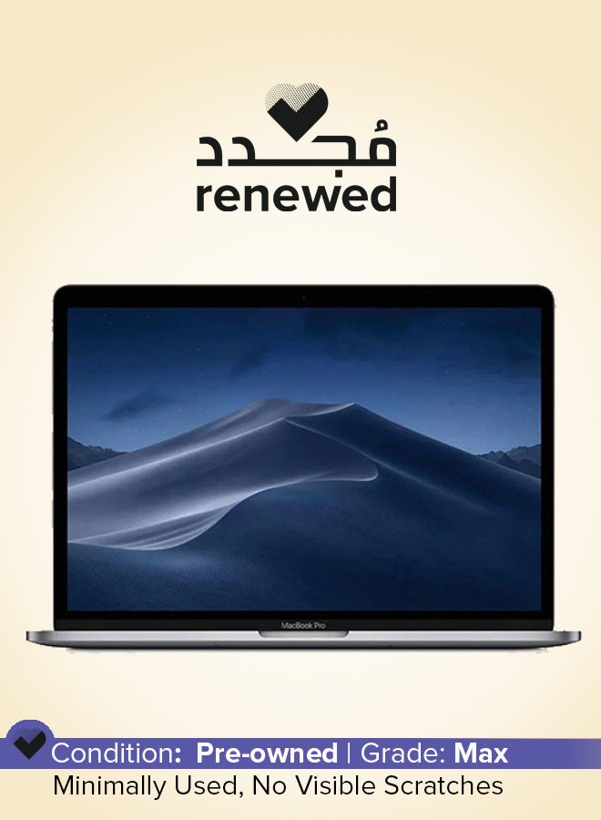 ابل  تم تجديده - كمبيوتر محمول ماك بوك برو A1708 MPXQ2LL/A (2017) بشاشة 13.3 بوصة، ومعالج إنتل كور i5/الجيل السابع/ذاكرة وصول عشوائي سعة 8 جيجابايت/محرك أقراص SSD سعة 128 جيجابايت/نظام التشغيل MacOS إنجليزي رمادي فلكي - Image 1