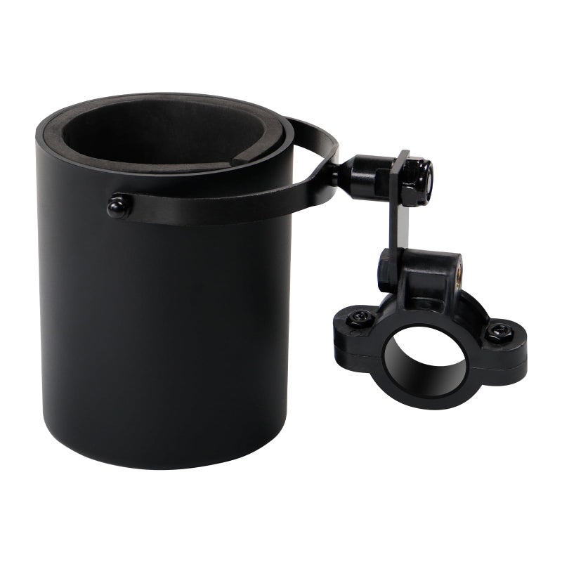 Motorcycle Cup Holder ABS Chrome Handlebar Mount Cup Drink Water Bottle Holder for Motorcycle Bike