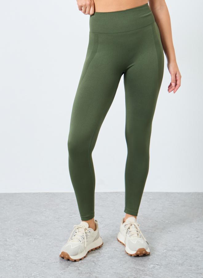 ستايلي طقم حمالة صدر رياضية وسروال ضيق جاكار بدون خياطة من ستايلي - Image 4