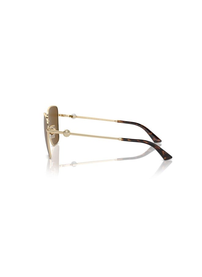 Jimmy Choo Woman PILLOW  SUNGLASSES- JC 4005HB - lense size:56mm - PALE GOLD  - Image 4