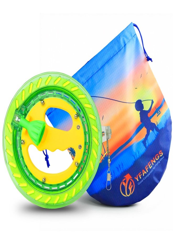 YFAFENGS Kite Reels for Adults & Children, 1000FT Line, Green, 7 Inch - Image 2