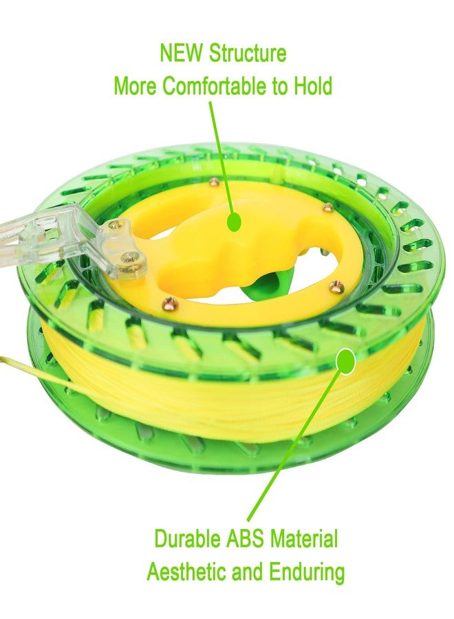 YFAFENGS Kite Reels for Adults & Children, 1000FT Line, Green, 7 Inch - Image 4