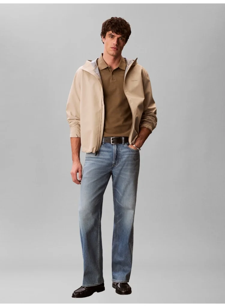 Calvin Klein Jeans  Cotton Piqué Polo Shirt for Men | Best Price UAE